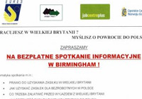 Spotkanie informacyjne w Birmingham