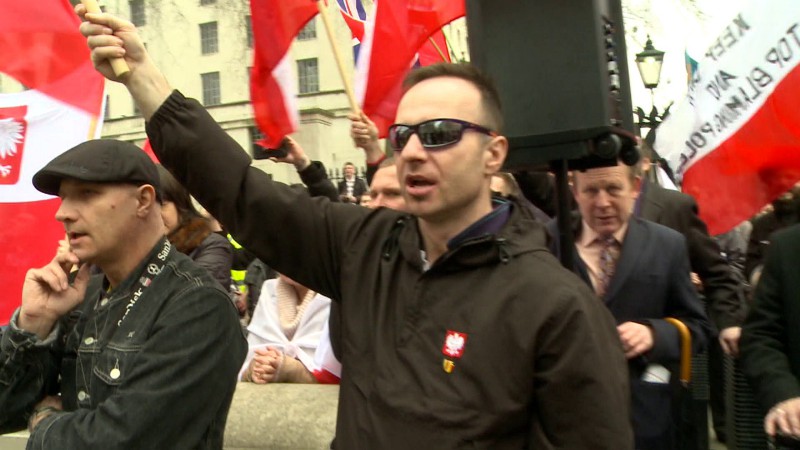 Zjednoczenie Polskie przeciw polskiej demonstracji