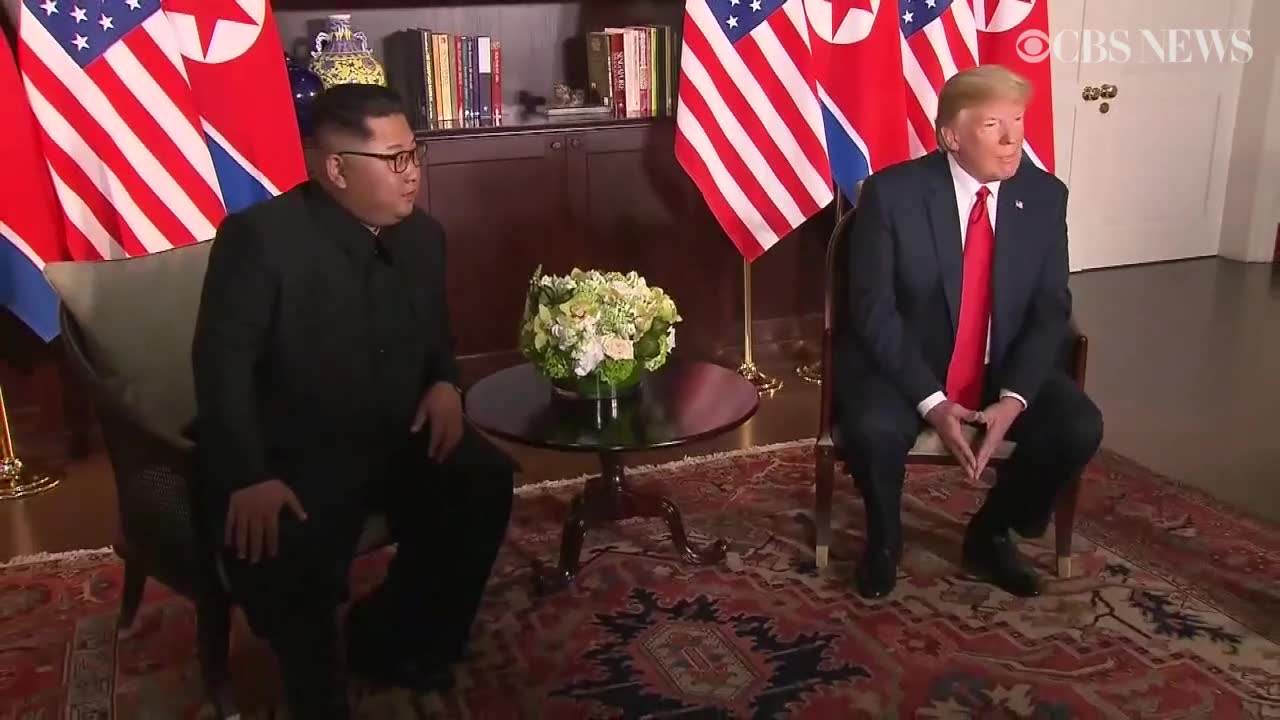 Donald Trump i Kim Dzong Un spotkali się w Singapurze
