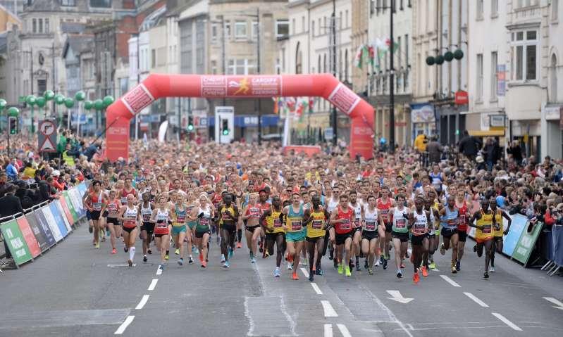 Dwie osoby zmarły po przekroczeniu mety półmaratonu w Cardiff