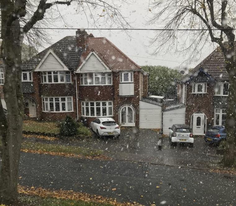 W Birmingham spadł pierwszy śnieg! – następny tydzień będzie mroźny