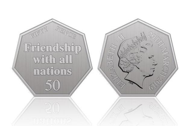 Brexit będzie uczczony specjalną 50-pensówką