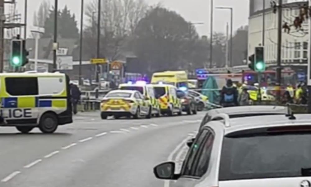 Six Ways w Erdington zablokowane z powodu poważnego wypadku