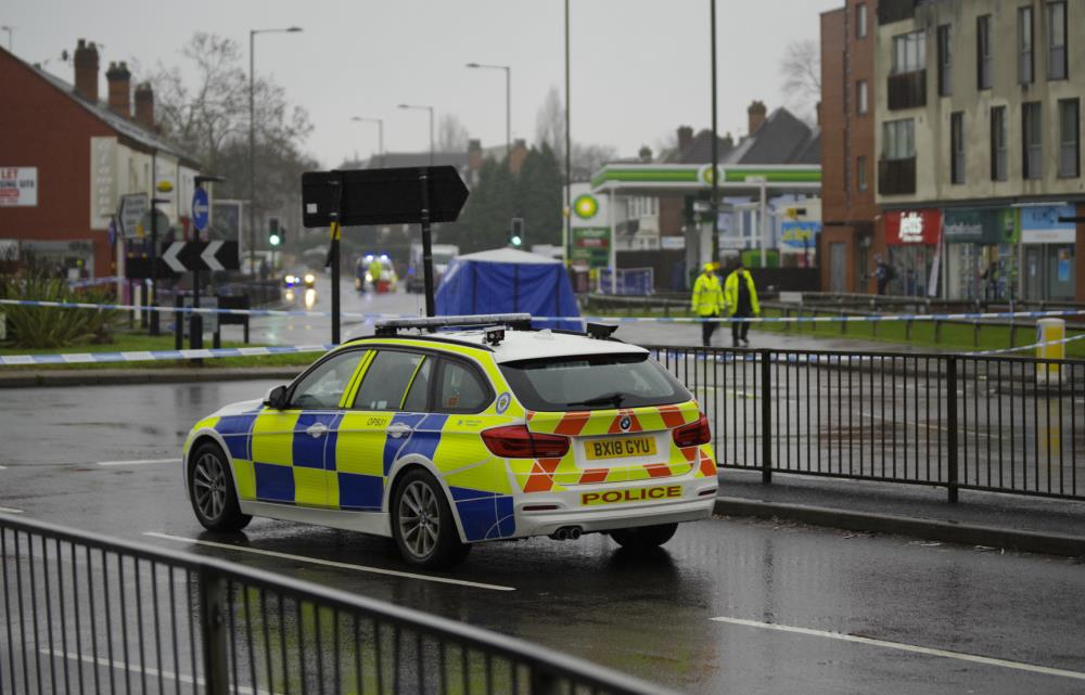 Śmiertelny wypadek na Six Ways w Erdington  – zamknięte drogi - galeria