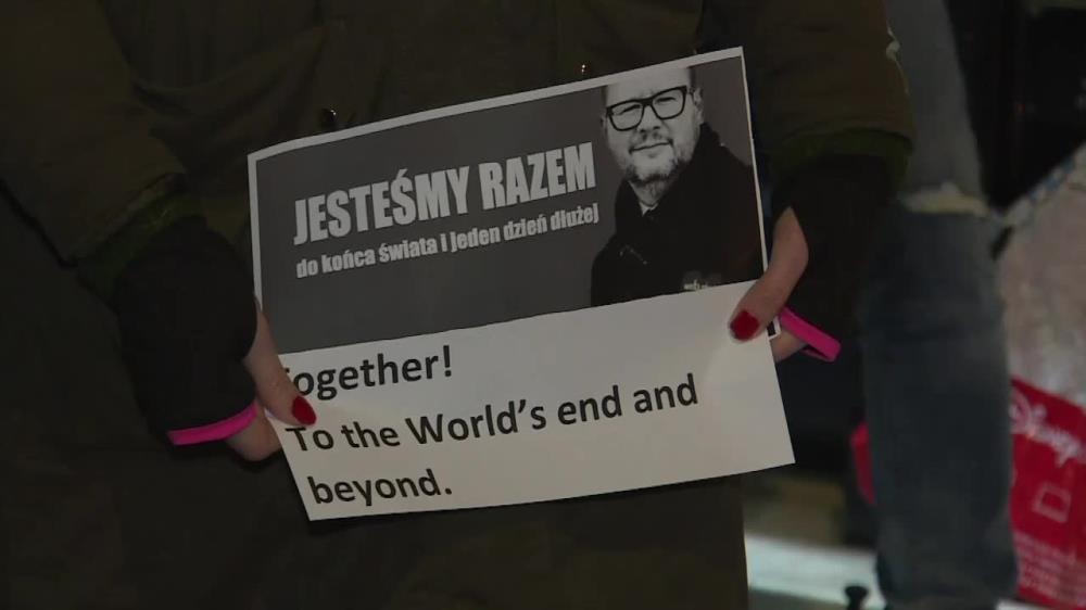 Polacy w Wielkiej Brytanii i w USA uczcili pamięć prezydenta Gdańska Pawła Adamowicza