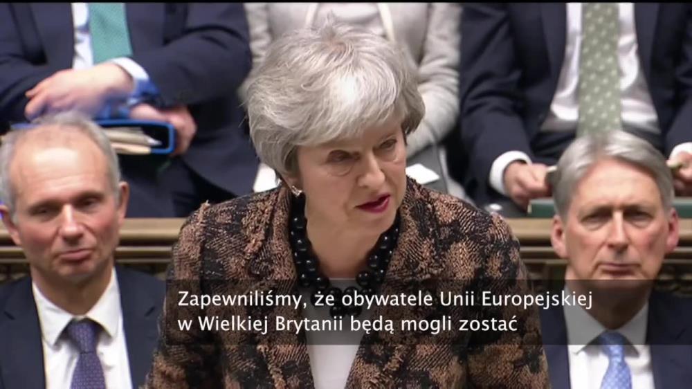T. May: Zapewniamy, że obywatele UE będą mogli zostać i zachować dotychczasowe świadczenia