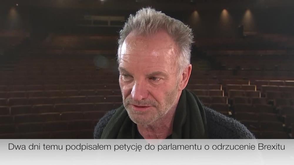 Sting o Brexicie: Dojdzie do katastrofy, to chore. Musimy być częścią Europy