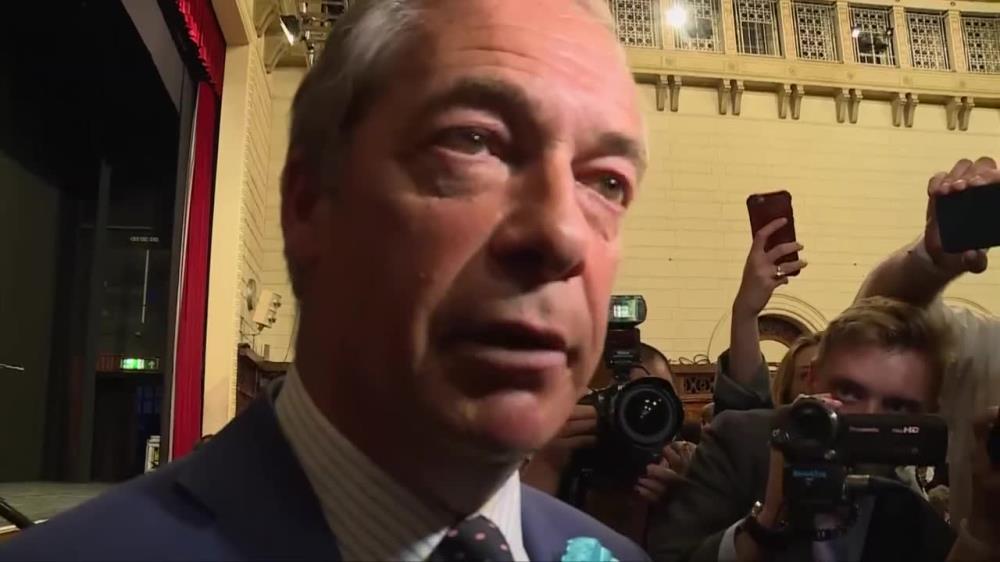 Partia Brexit Nigela Farage'a wygrała w wyborach do Parlamentu Europejskiego w Wielkiej Brytanii