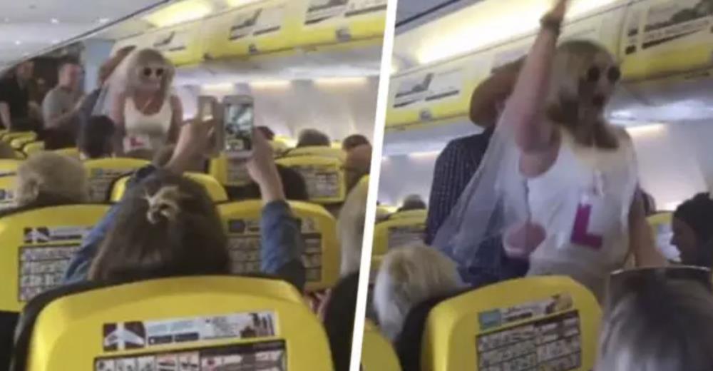 Skandaliczne zachowanie kobiet w samolocie Ryanair z Birmingham do Alicante