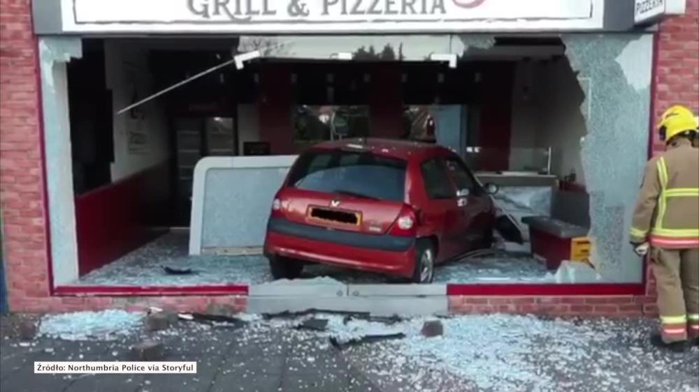 Samochód wbił się w witrynę restauracji. Kierowca skazany na 16 miesięcy więzienia