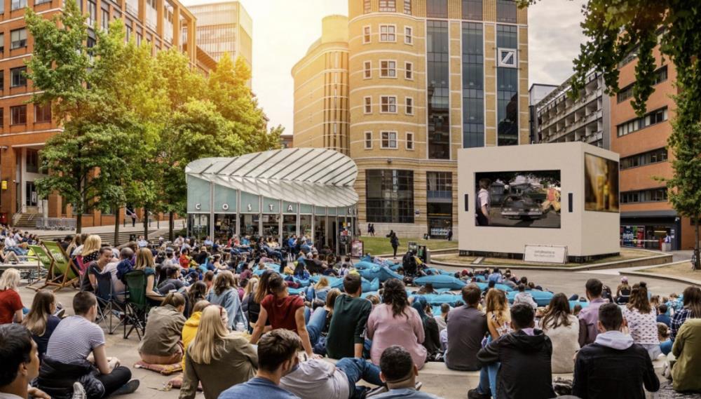 Darmowe kino pod chmurką, czyli Brindleyplace Film Festival