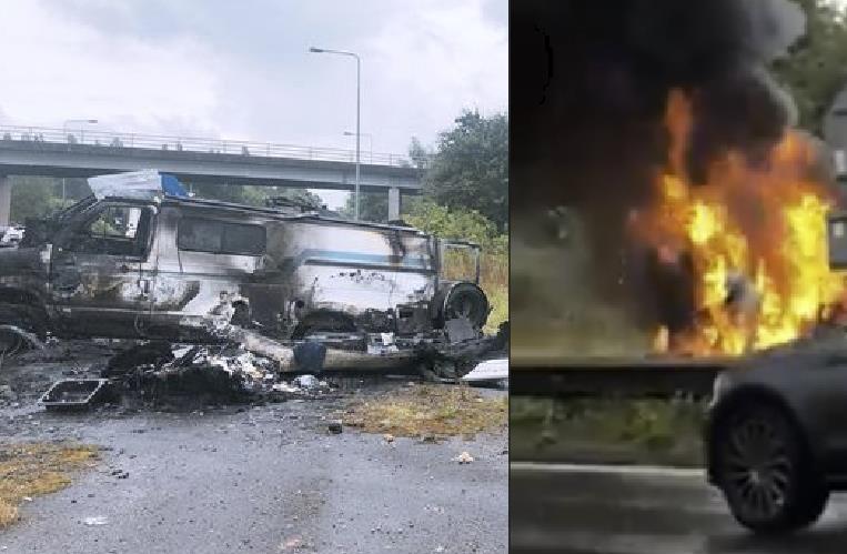 Mężczyzna z Burton okrzyknięty bohaterem, wyciągnął 6 osób z kampera płonącego na A38