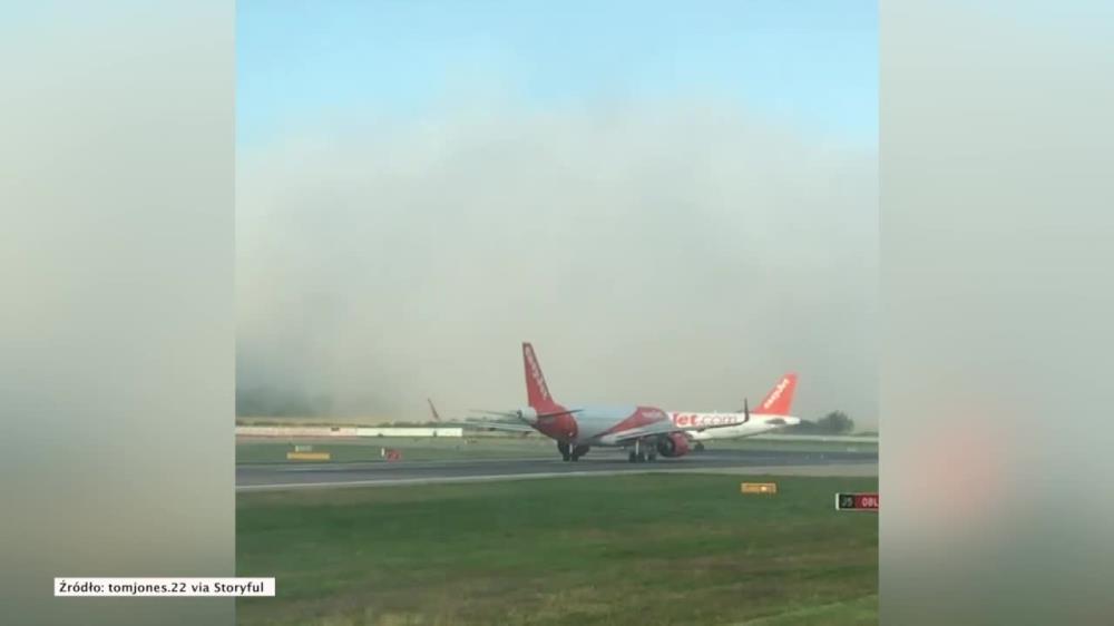 Samolot pojawił się znikąd. Wyjątkowe lądowanie na lotnisku Gatwick