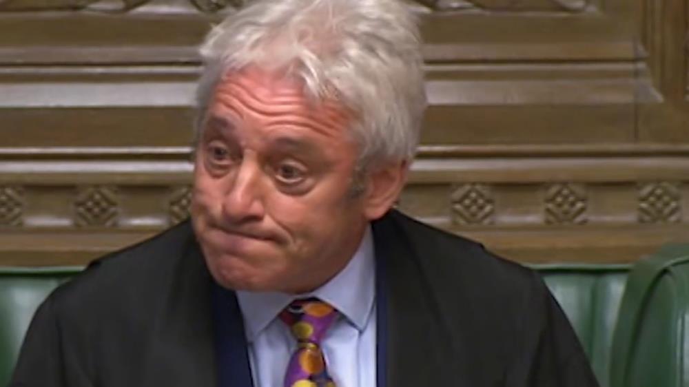 Spiker Izby Gmin Bercow zapowiedział rezygnację