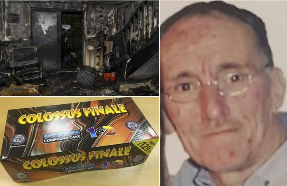 Zmarł 2 lata temu, bo ktoś podpalił w jego domu ogromną paczkę fajerwerków, sprawca jest wciąż na wolności