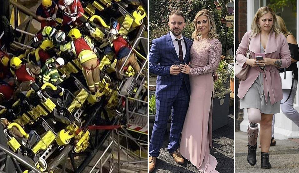 Kobieta, której amputowano nogę po wypadku w Alton Towers, otrzymała wielomilionowe odszkodowanie