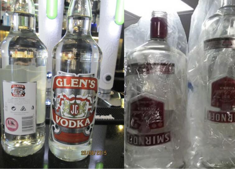 Uwaga! W brytyjskich sklepach wykryto podrobioną wódkę, która może powodować ślepotę