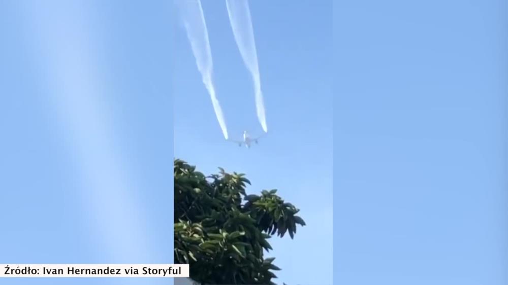 Boeing awaryjnie zrzucił paliwo nad szkołami i placem zabaw. Co najmniej 60 osób doznało obrażeń