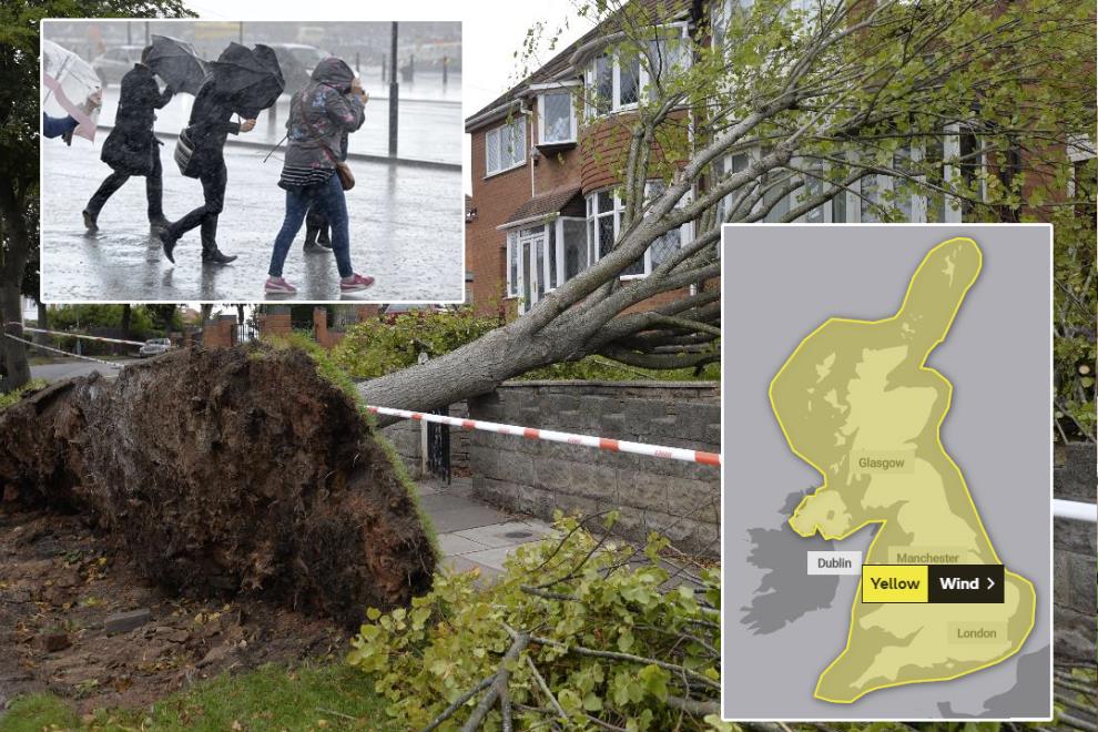 UWAGA: Żółte ostrzeżenie pogodowe – możliwe zniszczenia budynków i przerwy w dostawie prądu