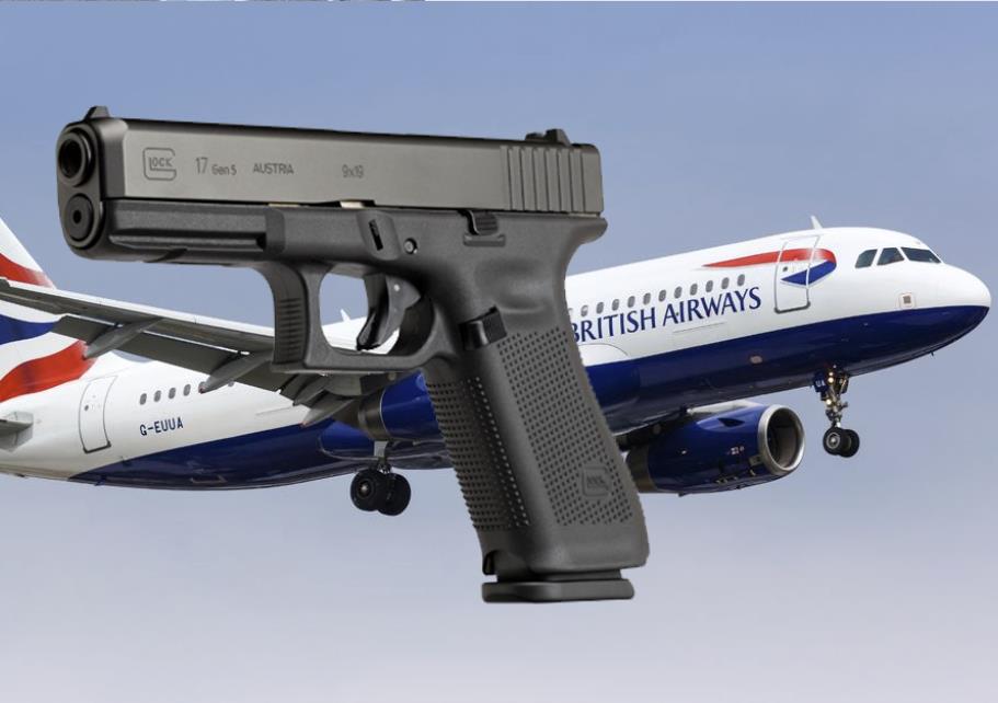 Panika na pokładzie samolotu British Airways. Pasażer znalazł naładowany pistolet w toalecie