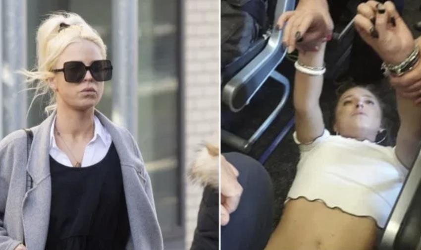 Chciała otworzyć drzwi samolotu. Brytyjka, przez którą myśliwce RAF eskortowały samolot skazana na więzienie