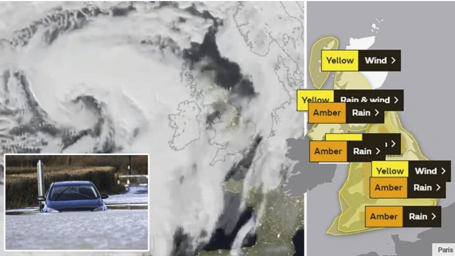 Uwaga: Istnieje zagrożenie dla życia. Sztorm Dennis może wywołać większe powodzie niż Ciara