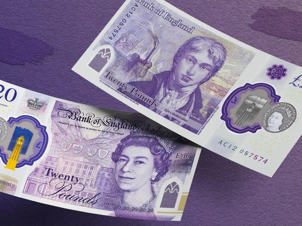Od dziś do obiegu wchodzą nowe plastikowe banknoty £20