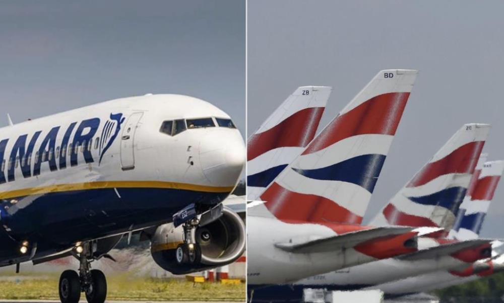 British Airways i Ryanair odwołały setki lotów z powodu koronawirusa