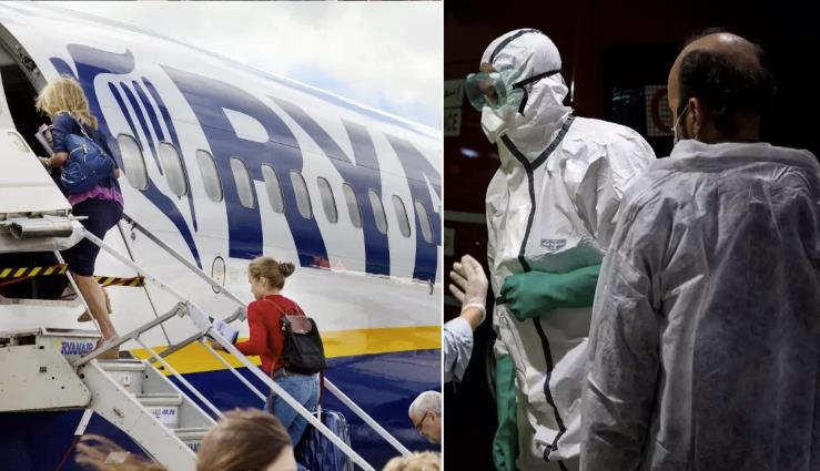 Koronawirus w Polsce: Chory mężczyzna przyleciał Ryanairem z East Midlands
