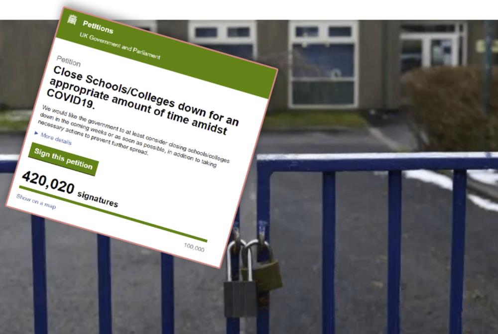 Petycję wzywającą rząd do natychmiastowego zamknięcia szkół podpisało już 420 tys. osób