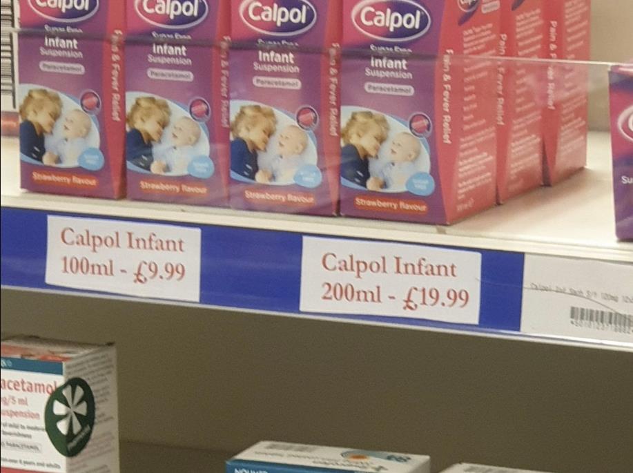 Koronawirus: Apteka w Birmingham 5-krotnie podniosła cenę paracetamolu dla dzieci