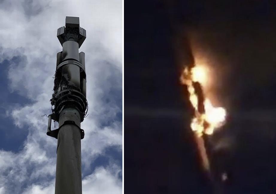 W Birmingham spłonął maszt 5G. Prawdopodobnie został podpalony na skutek fałszywych informacji wiążących 5G z koronawirusem