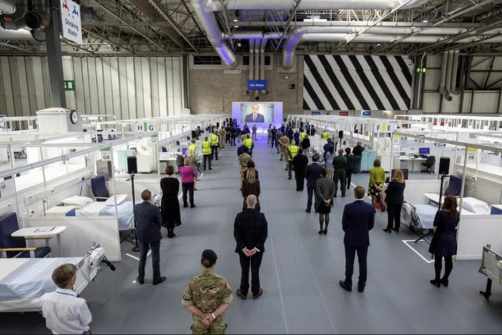 W Birmingham oficjalnie otwarto tymczasowy szpital dla zakażonych koronawirusem