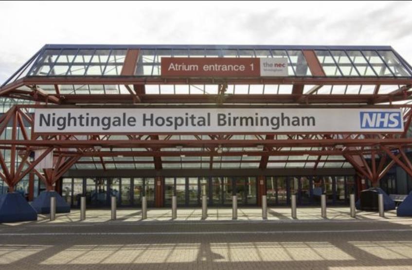 Szpital polowy w Birmingham nie przyjął jeszcze ani jednego pacjenta