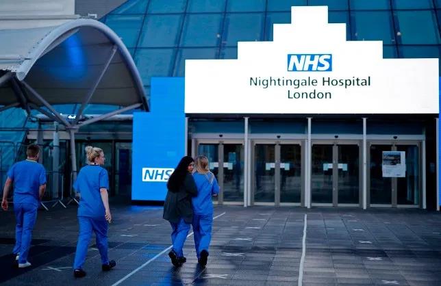 Tymczasowy szpital NHS Nightingale w Londynie może zostać zlikwidowany w ciągu kilku dni