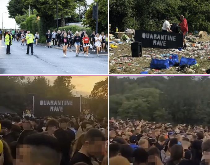 6000 osób wzięło udział w nielegalnych imprezach rave, na których zmarła jedna osoba, doszło do gwałtu i dźgnięć nożem