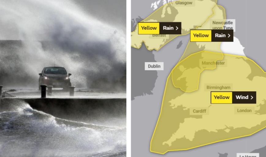 UWAGA: Sztorm Francis uderzy w Wielką Brytanię. Istnieje zagrożenie dla życia