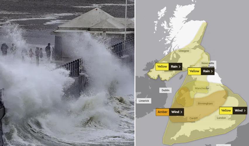 UWAGA: Bursztynowy Alert. Sztorm Francis stwarza zagrożenie dla życia