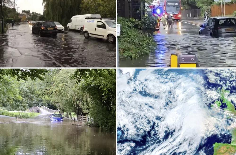 Zalane domostwa, nieprzejezdne drogi. Sztorm Francis uderzył w Wielką Brytanię