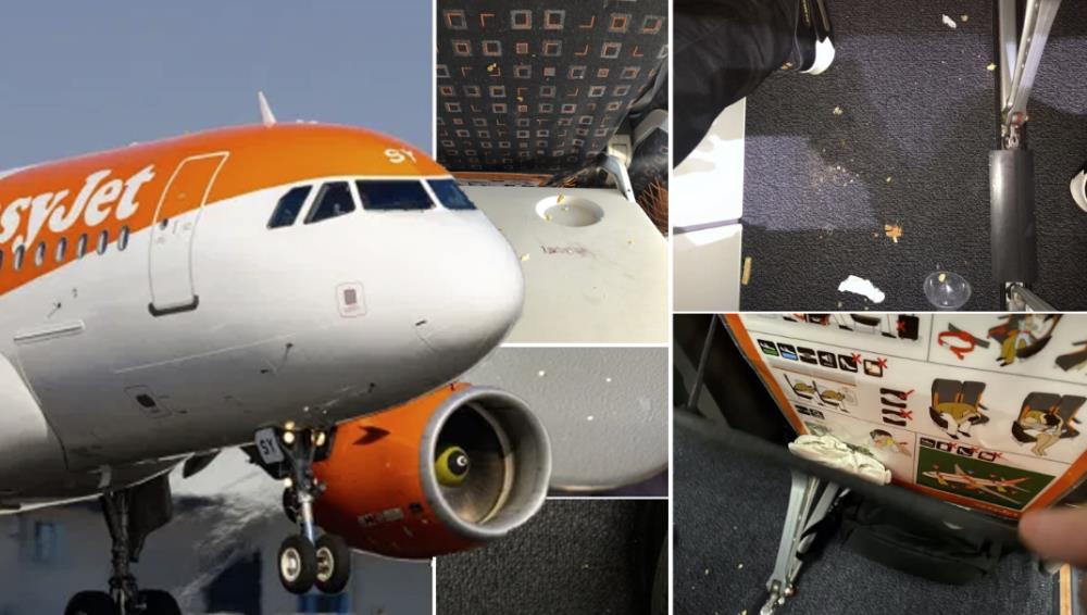 Brudne chusteczki, włosy i resztki jedzenia w samolotach EasyJet. Linie lotnicze zaostrzyły warunki sanitarne z powodu koronawirusa