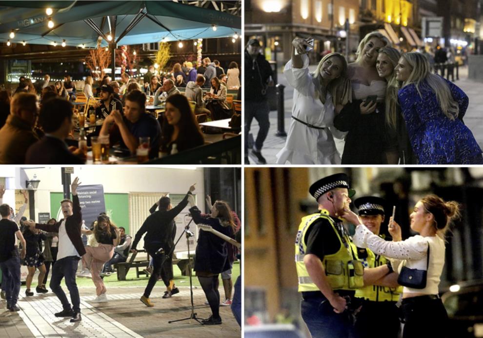 Pełne puby w ostatni weekend przed restrykcjami w Anglii