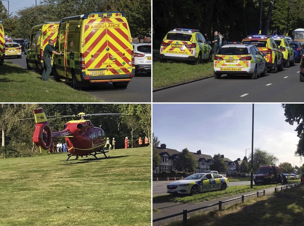 Dwie osoby zostały wyciągnięte ze stawu w parku Pype Hayes, w ciągu 24 godzin