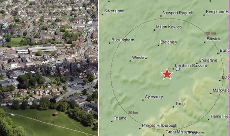 Trzecie trzęsienie ziemi w Wielkiej Brytanii w tym miesiącu. Wszystkie miały miejsce w tym samym mieście