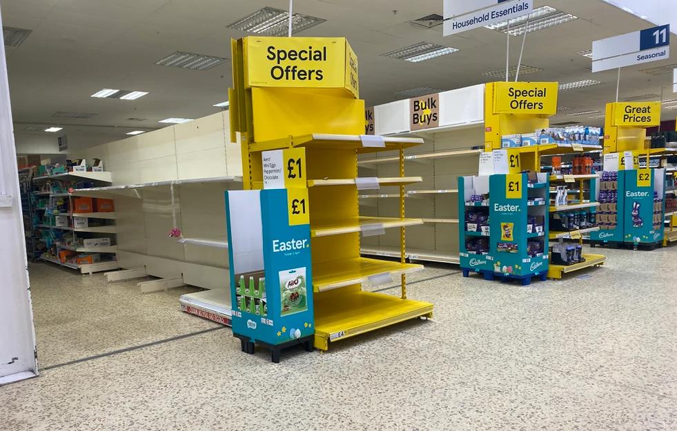 Tesco wprowadza racjonowanie towarów w Wielkiej Brytanii