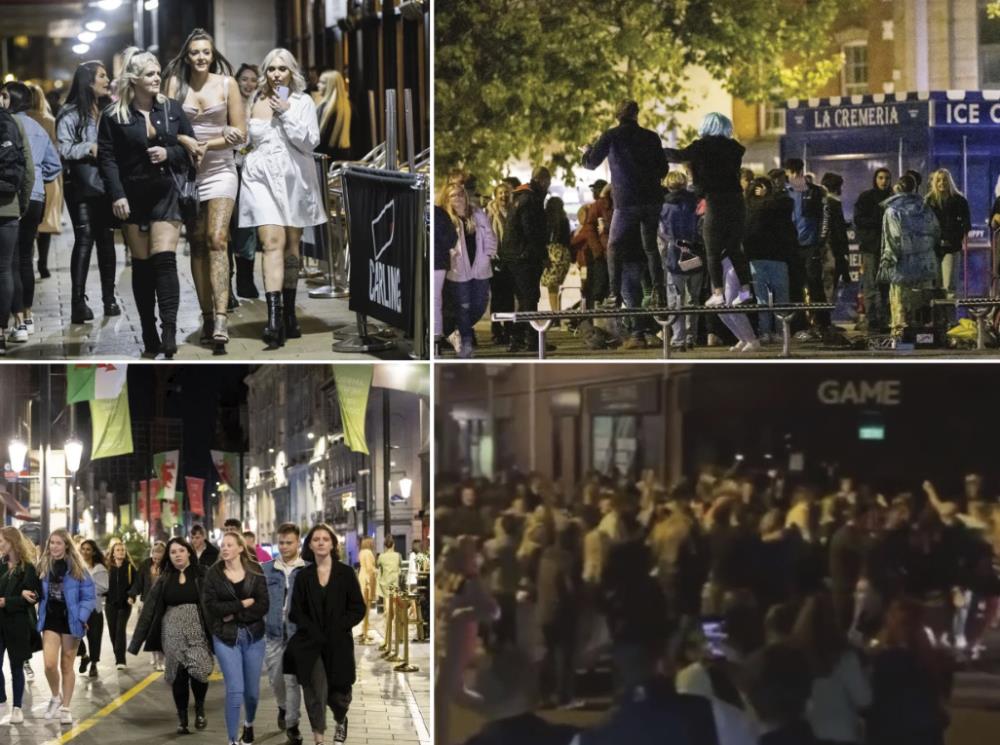 Brytyjczycy imprezowali na ulicach po zamknięciu pubów o godz. 22:00