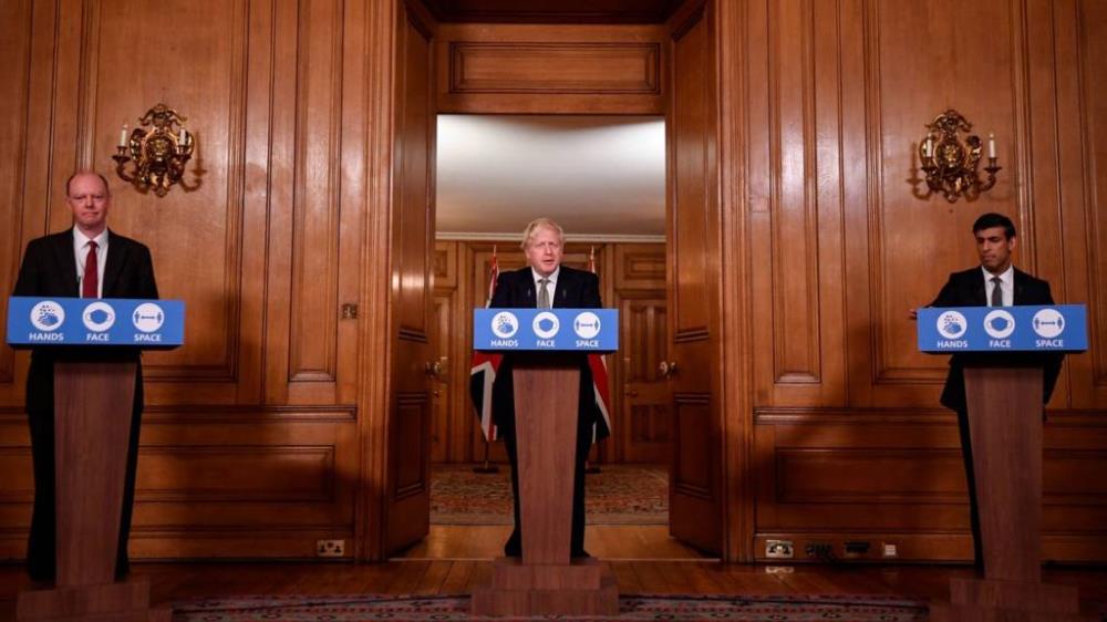 Od środy trzystopniowy system restrykcji w UK. Naczelny lekarz nie jest pewien, czy wystarczą