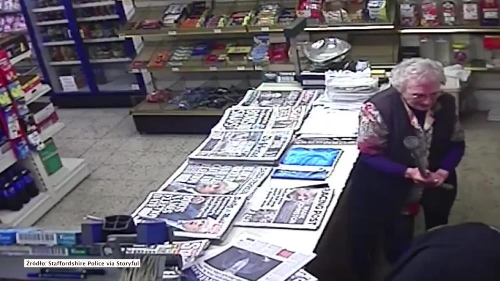 83-letnia Brytyjka przegoniła złodzieja laską. Dostałą nagrodę za odwagę