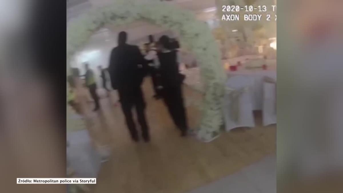 Policja przerwała wesele w Londynie. Bawiło się na nim zbyt dużo gości