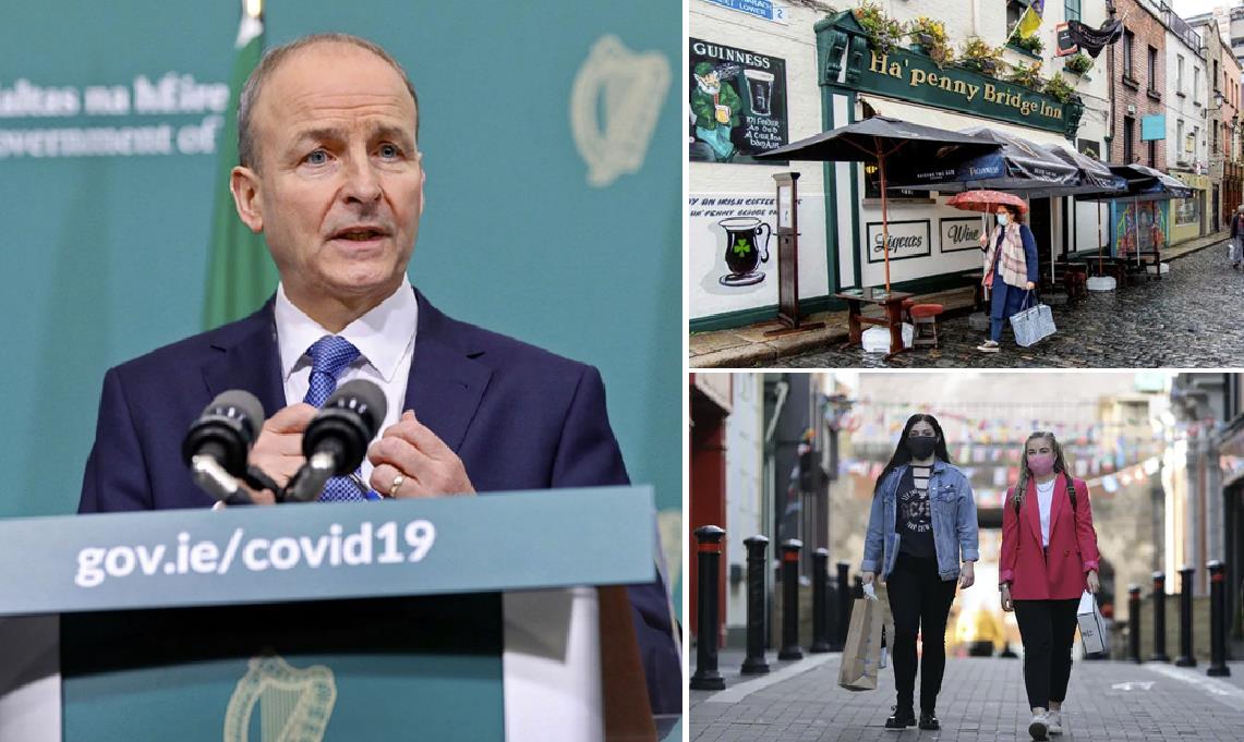 Irlandia wprowadza 6-tygodniowy lockdown od środy