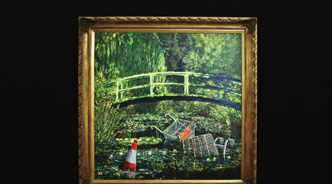 Dzieło Banksy’ego „Show Me The Monet” sprzedane za blisko 10 mln dolarów